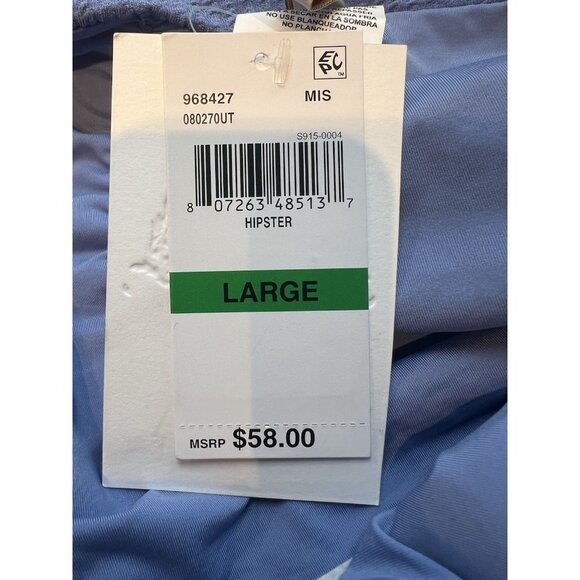 Becca by Rebbeca Virtue Adela Hipster Bikini Bottom Large Ruched Purple NWT - Picture 6 of 8